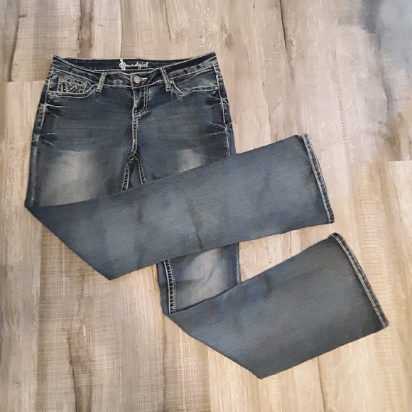 Soundgirl Denim - Soundgirl Boot Cut Blue Jeans